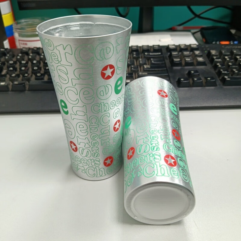 FANCYCHIC Heineken Beer Cup Changing Temperature Water Cup Cold Drink Color Changing Cup Small Waist Anti-fall Water Cup Water Cup Home Personalized Beer Cup Main Image Model