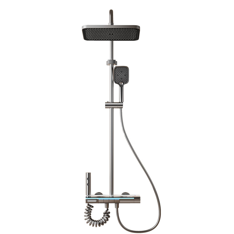 Huida (HUIDA) official all-copper shower set home constant temperature bath and bathroom pressurized shower spray M6 smart atmosphere light milk white constant temperature