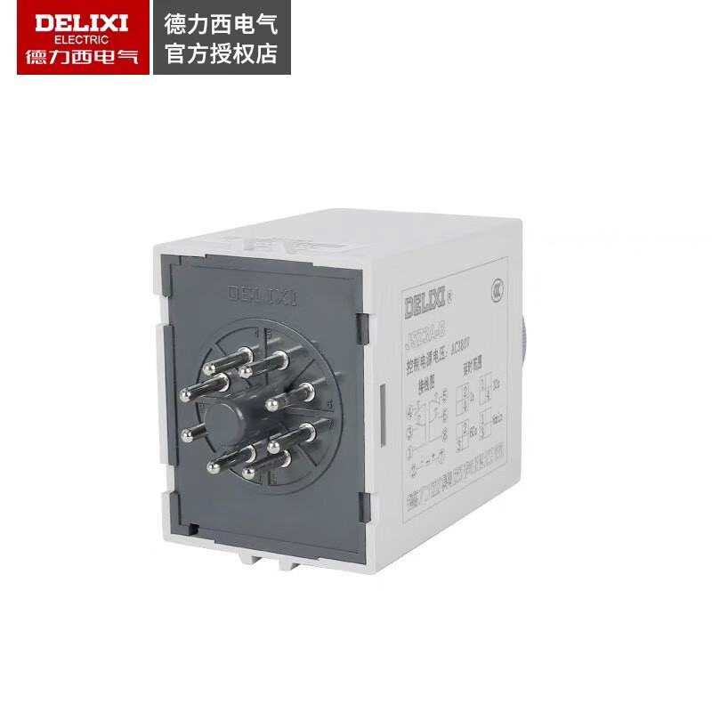 Delixi cycle time relay power on and off delay JSZ3A-BCD adjustable 220V380V24V JSZ3A-B/DC24V without seat