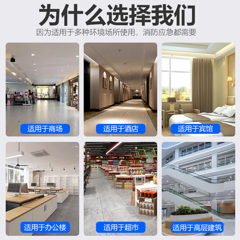 Yichen multifunctional indicator emergency fire light LED emergency indicator evacuation safety exit sign emergency light new national standard multifunctional safety exit 120 minutes