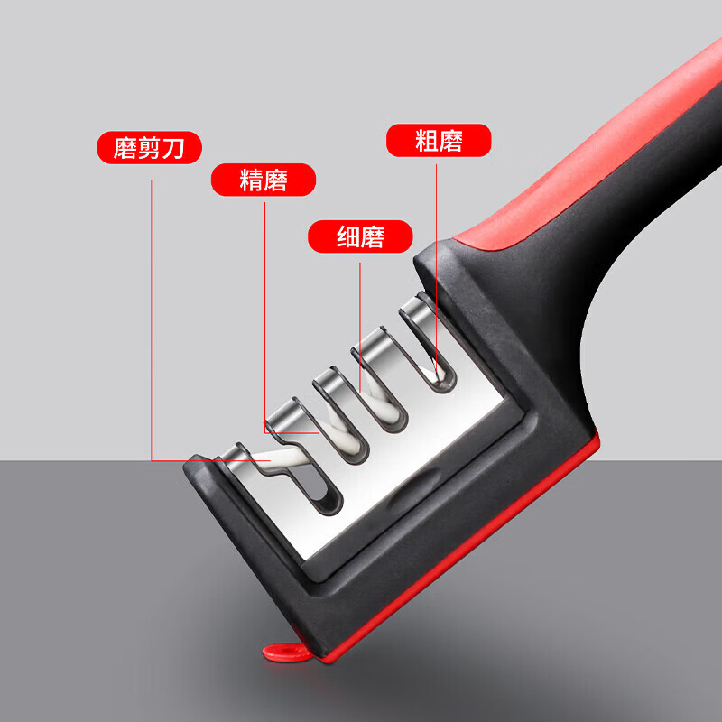 Baijie four-stage knife sharpener kitchen kitchen knife tool artifact household multi-functional quick knife sharpener four-slot knife sharpener