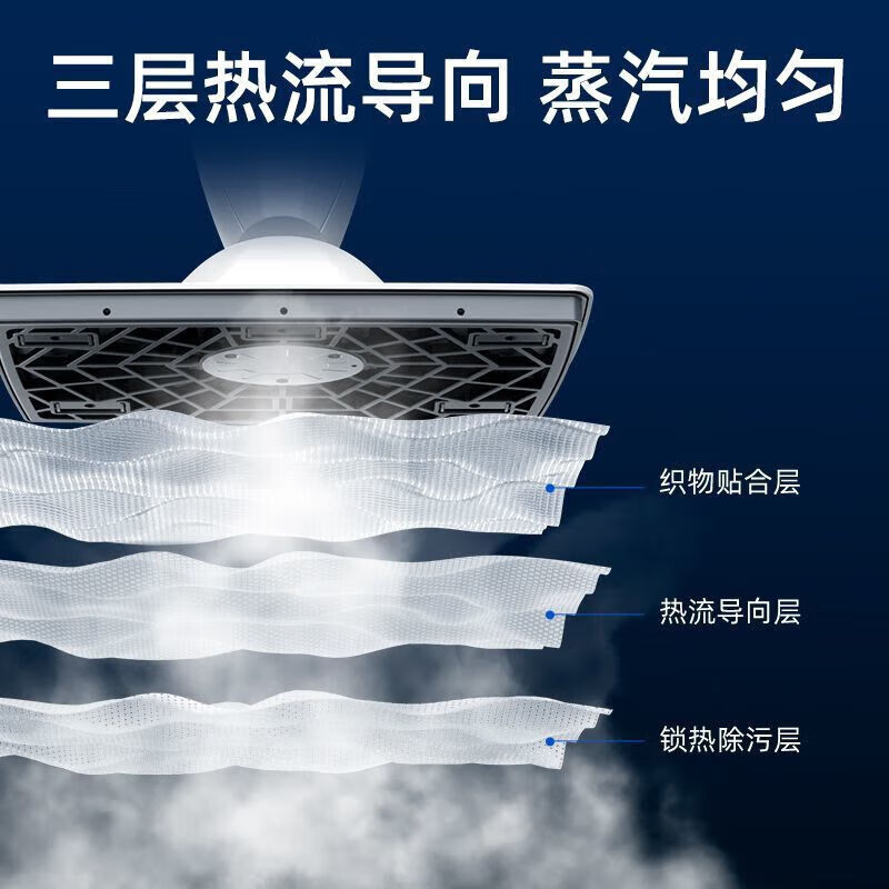 Chunhua (CHUNHUA) Chunhua steam mop household high temperature mite removal atomization quick drying household multi-functional lazy mopping artifact S6W high temperature with 2 mops