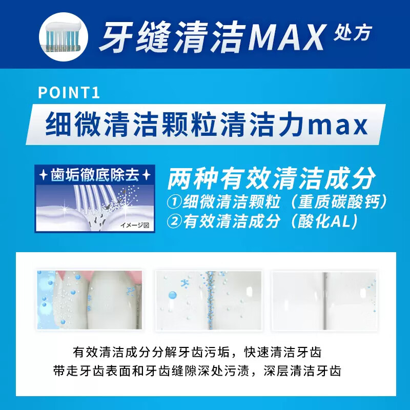 Lion Toothpaste Micro Particles Clean Fresh Breath Fluoride Formula Decomposes Tartar Fruit Mint 140g Imported from Japan