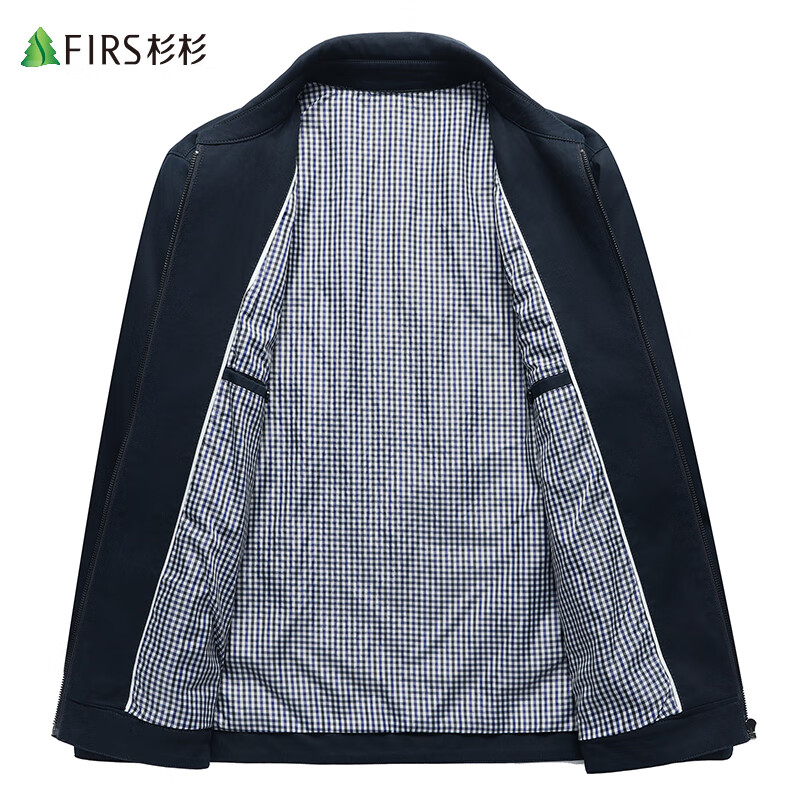 Shanshan 100% cotton pure cotton jacket men's spring and autumn lapel executive jacket business casual dad top men's clothing