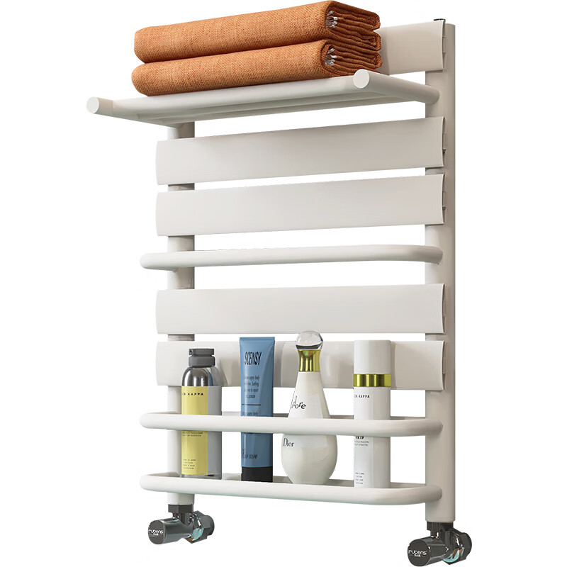 Rubens copper-aluminum composite small basket household radiator bathroom rack wall-mounted plate water heating radiator copper-aluminum Courbet 5-single shelf with 1000mm