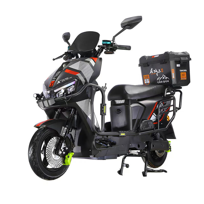 Blue Sky Mare Leopard Takeaway Electric Car Black Knight Electric Car 72 High Speed Battery Swap Long Distance Running King Pedal Battery Car Fishing Top Equipped with 72V60A Lithium Battery + Rechargeable 48