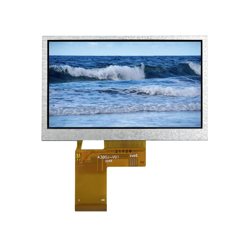 430-009 LCD screen 480*272TFT LCD screen display with touch 4.3-inch color screen LCD module JLX430-009-BN welded FPC (bare screen) working voltage 3.3V,