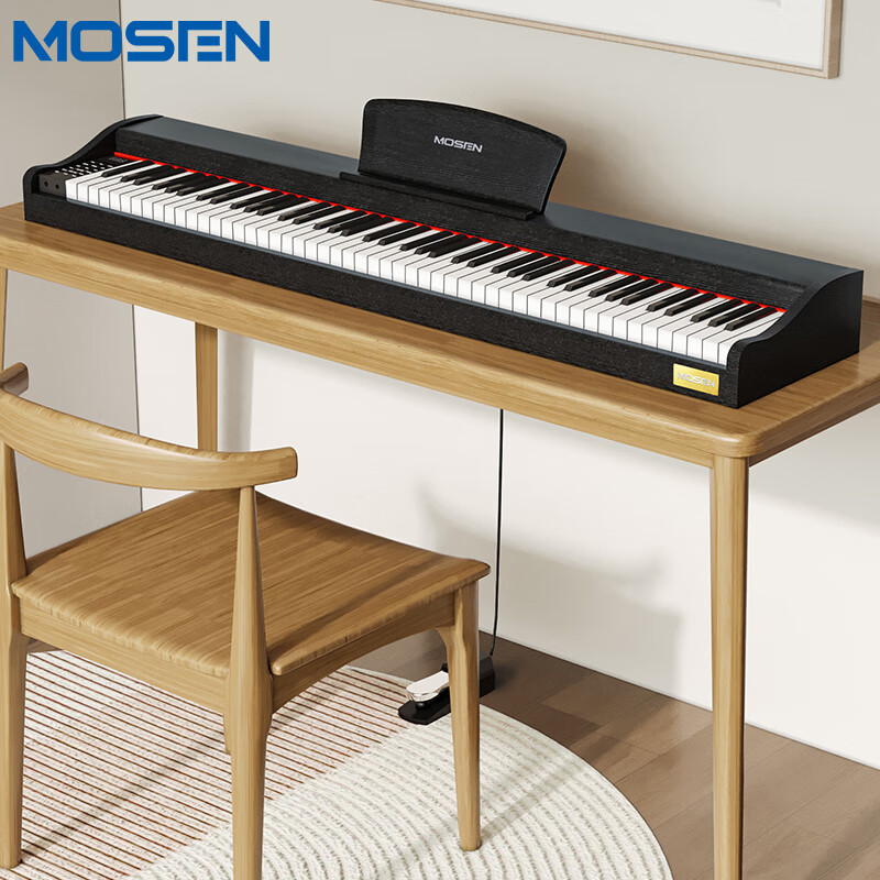 MOSEN MS-100S electric piano Youth Series 88-key gravity keyboard electronic digital piano elegant black