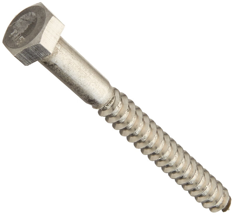 Hillman832040 5/16 x 3-inch stainless steel hex delay screws 25-pack