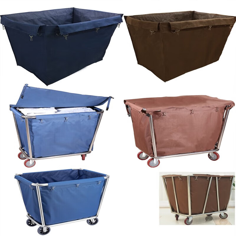 Hotel room trolley linen cart bag guest room work cart linen bag cleaning cart bag collection 14 cleaning cart bag blue