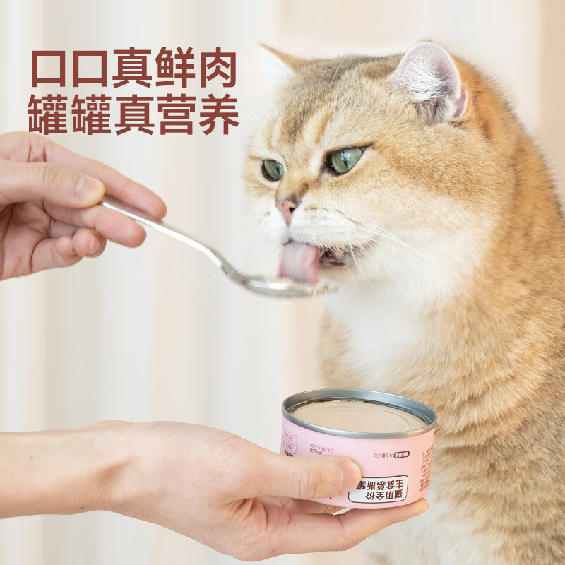 Jin Gu Cat Canned Full Price Staple Food Mousse Chicken Fresh Meat Hydrating Adult Cats and Kittens Wet Food Cat Food Canned Urinary Care Chicken Flavor (85g*12 cans) 85g*6 cans/box