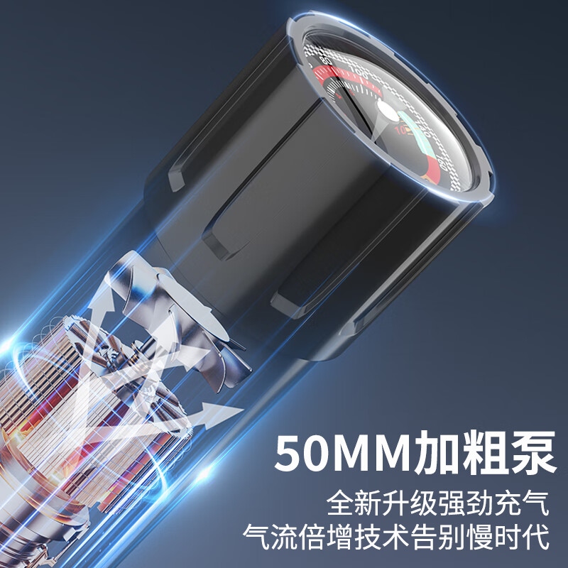 Ousen high-pressure inflator bicycle electric vehicle car road bike basketball football American British French mouth with air pressure gauge air pump