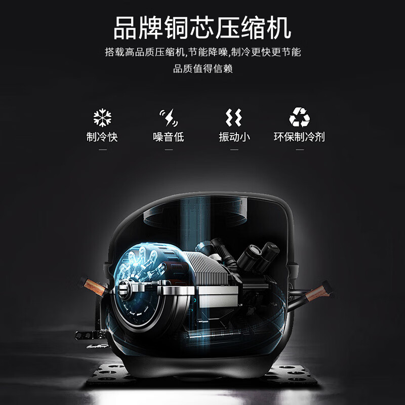 Xingaoxue Freezer Commercial Household Horizontal Freezer Large Capacity Refrigerated Freezer Display Cabinet Dual Temperature Commercial Large Capacity Freezer Commercial Large Freezer 898 Single Temperature Copper Tube Upgrade (1.72 meters long and widened)