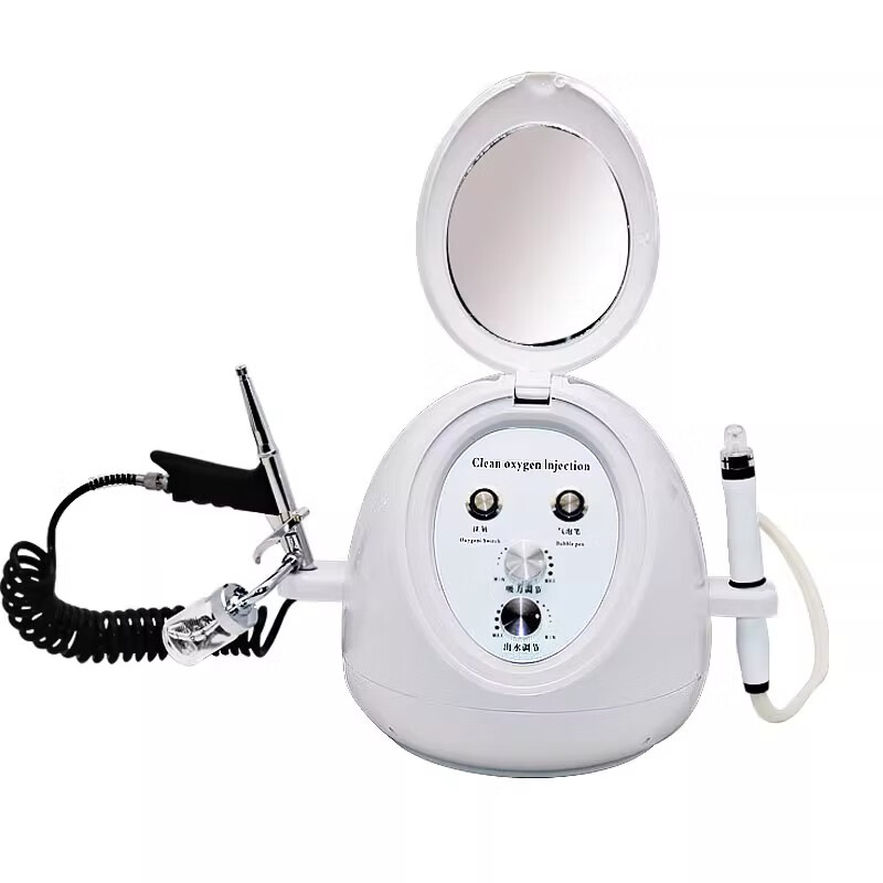 Blackhead suction instrument introduction instrument to remove blackheads, small bubble beauty instrument, oxygen injection instrument, pore cleaning, beauty salon special, large double pump, blackhead suction + ultrasonic introduction