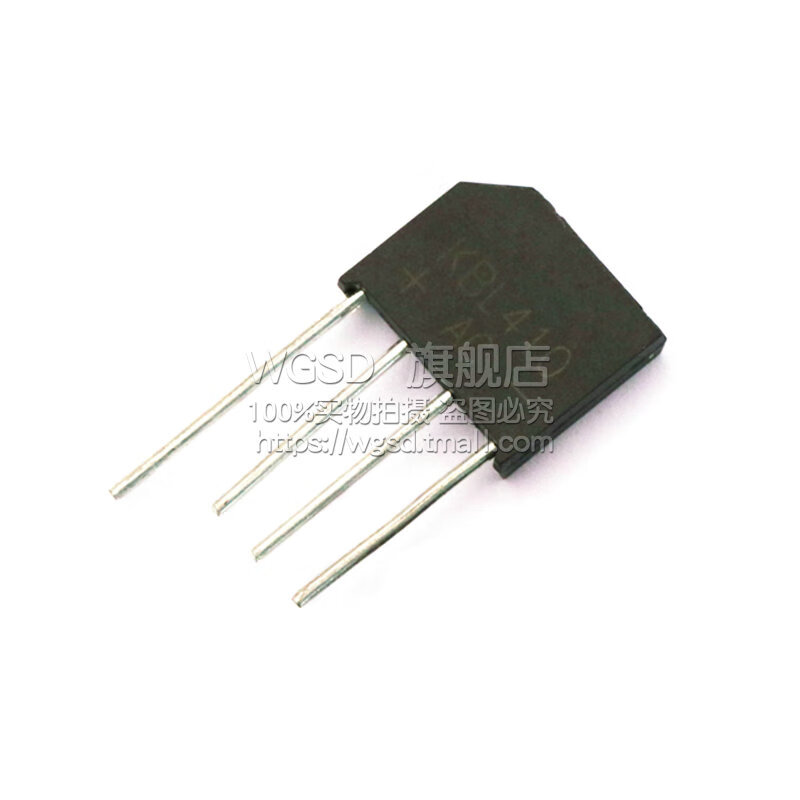 Dafuri KBL410 rectifier bridge stack flat bridge 4A 1000V rectifier (2 pieces) default