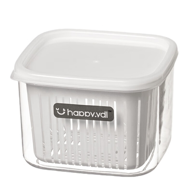 Jingdong Logistics Kitchen onion and ginger storage box refrigerator chopped green onion fresh-keeping box vegetable preparation box with lid drain box for draining and keeping fresh 1 piece 12.7*11.5*9cm