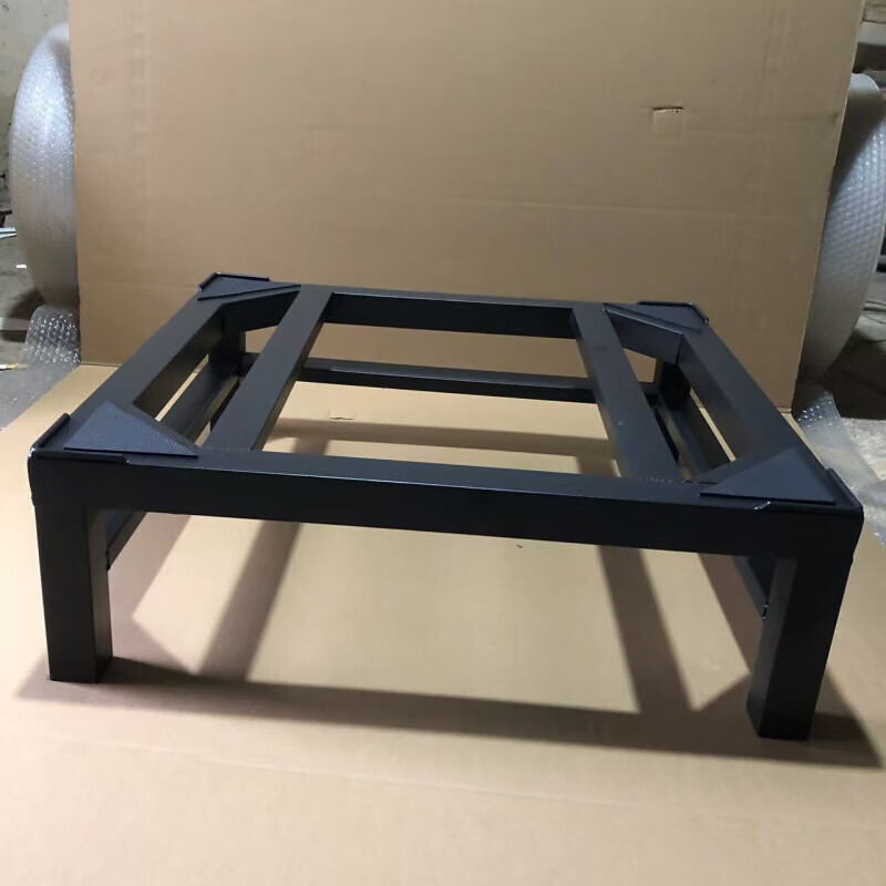 Changxinda Thickened Washing Machine Elevated Rack Refrigerator Universal Pallet Base Storage Rack Dishwasher Shockproof Anti-Slip Heightening Pad Length 40 Width 40 Height 20 Black and White Remarks