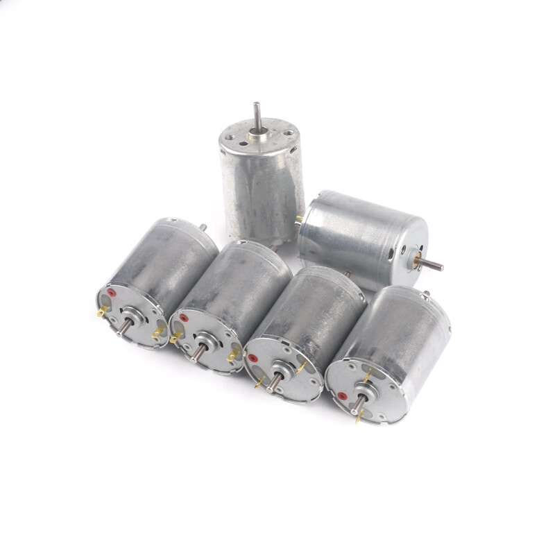 Zejie Micro DC Motor 365/370/380 Motor 12V-24V Rotating LED High Speed Motor 370 Single Output Shaft DC3V-9.6V 8100RPM