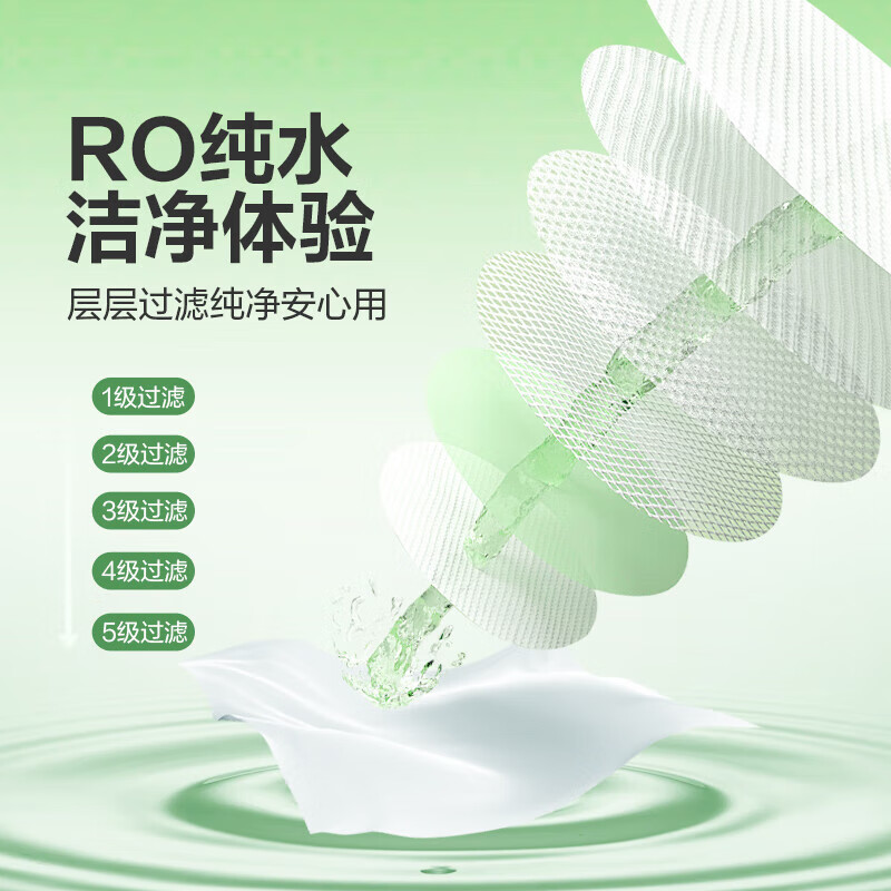 A must-have collection for travel: Forest pure water baby hand and mouth wipes, face wipes & disposable hotel supplies, 80 wipes/pack*1 pack