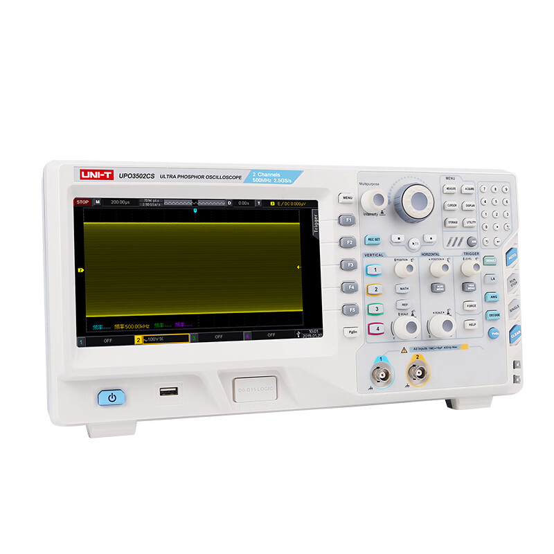 Unilever Industrial Products UPO3502CS digital fluorescence oscilloscope high-precision dual-channel 500M bandwidth oscilloscope