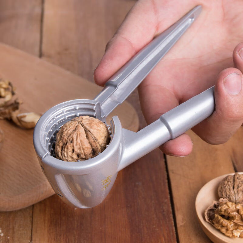 Bodenju walnut clipper, a walnut-cracking artifact, household walnut pliers, multi-functional walnut sheller, thickened and labor-saving, square steel durable (guaranteed for 20 years) and durable