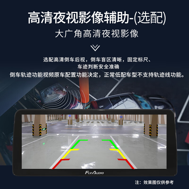 FlyAudio is suitable for Audi Q3Q5A3A4A6L car central control display large screen navigation 360 panoramic reversing image all-in-one machine Benbaao accessories package +500