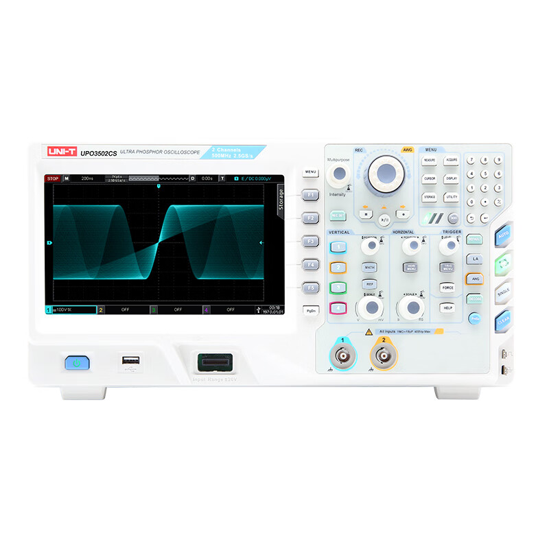 Unilever Industrial Products UPO3502CS digital fluorescence oscilloscope high-precision dual-channel 500M bandwidth oscilloscope