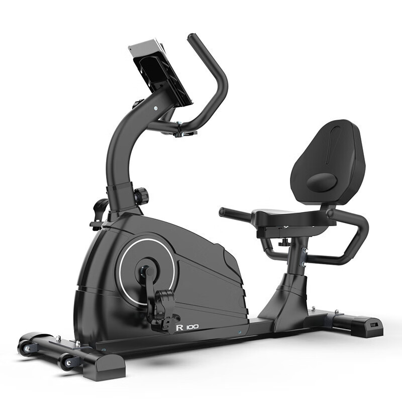 Yingerjian Horizontal Exercise Bike Home Magnetic Control Spin Bike Elderly Rehabilitation Bike Indoor Basic Model - Available to All Young and Old