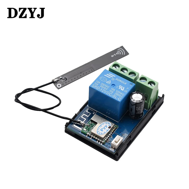 Access control remote control switch Yiweilian mobile phone control switch module door lock electronic control lock modified smart lock WR1A WIFI single-channel remote control switch DC7-32V power supply