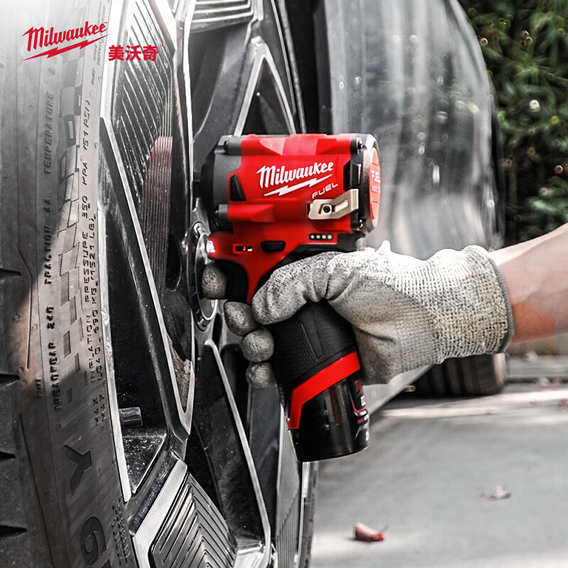 Miwaki 12V electric wrench rechargeable lithium battery wrench 1/2 auto repair wrench M12 FIWF12-202C