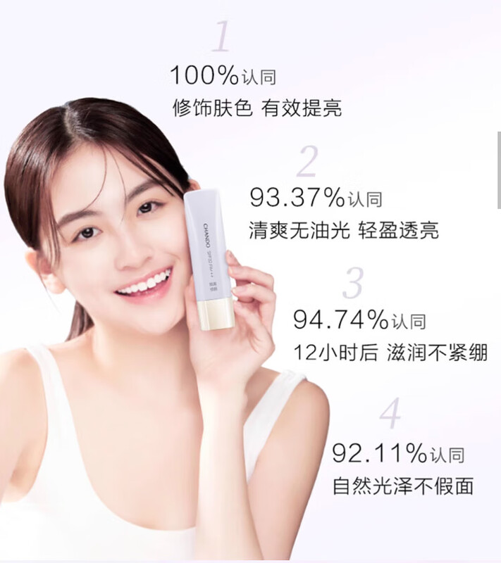 CHANDO (CHANDO) isolation cream, anti-dandruff, multi-effect, anti-UV, isolation and repair, isolation cream (lavender)