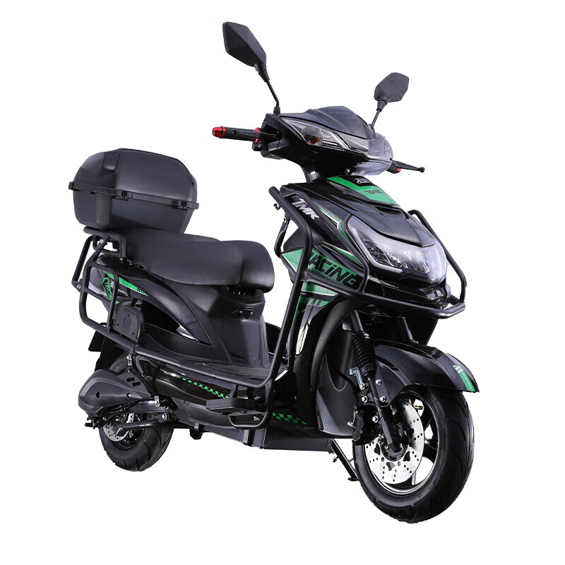 The new model Bumblebee 72V high-speed electric motorcycle, high power 3000W hill climbing king long-distance running 150 kilometers endurance electric motorcycle 90-yard Bumblebee + Transit motor + 72V45A lead-acid