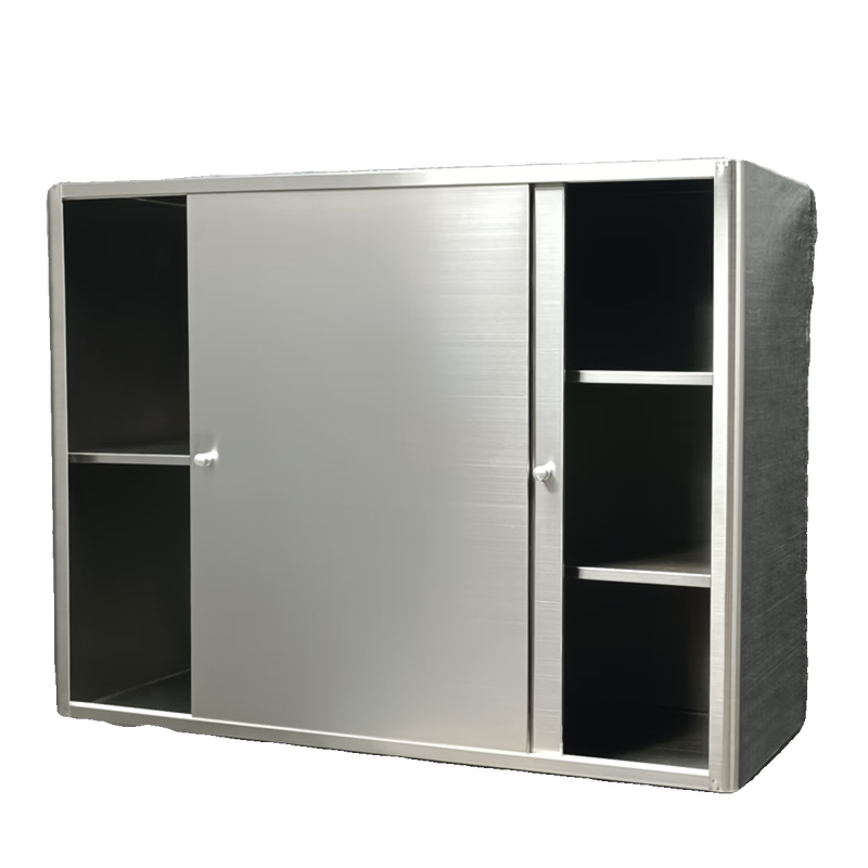 Wen Yijia 304 stainless steel wall-mounted wall cabinet kitchen wall cabinet home balcony bathroom storage cabinet stainless steel storage length 500 height 310 width 300mm fully equipped