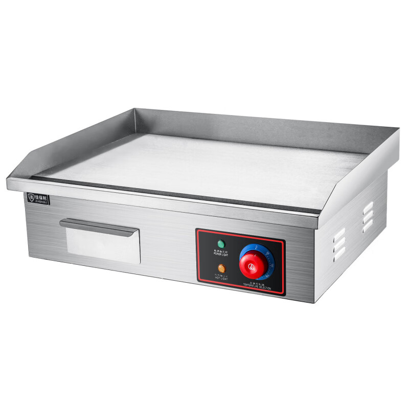 Hand cake machine, commercial electric griddle, gas teppanyaki equipment, gas grilled cold noodle machine, commercial stall, electric 1.7KW 818C enamel griddle丨 griddle 36*3