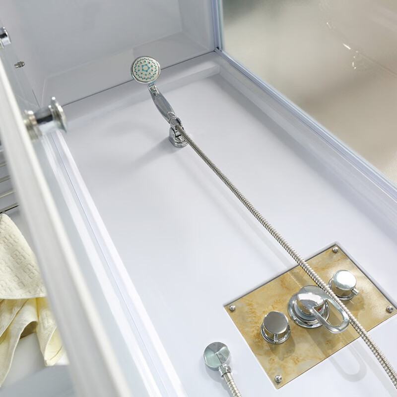 CleanDell integrated shower room bathroom bathroom dry and wet separation integrated shower room partition with toilet front door 190*120*220 (left) without steam