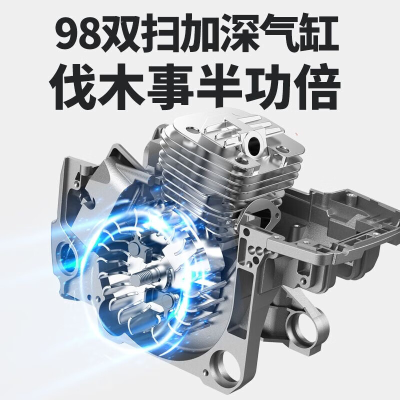 Wuyang Honda chain saw logging saw German imported quality saw four-stroke pure gasoline high-power chain saw two chains