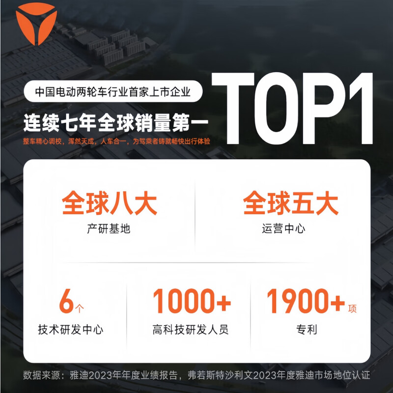 Yadi Electric Motorcycle Lycra JD.com Regional Special 85km Long Range Electric Vehicle 800W High Speed Electric Motorcycle Lead Acid Battery Takeaway for Work Transportation Pu Canglan