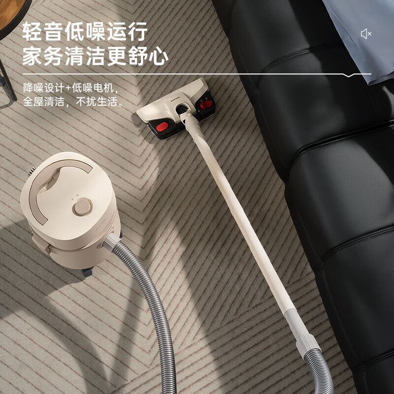 AUX bucket vacuum cleaner for home use, strong and large suction, industrial wasteland reclamation, decoration, sewing, car use, commercial carpet blower vacuum cleaner 12L large capacity AXC-22AT588A deluxe version