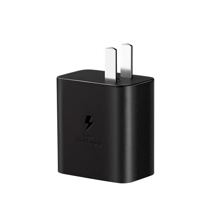 Samsung original 25W / 45W original charger ultra-fast charging second-hand charger second-hand data cable Type-C port charger Samsung 45W charging set black charging head + 1 meter cable 99 new