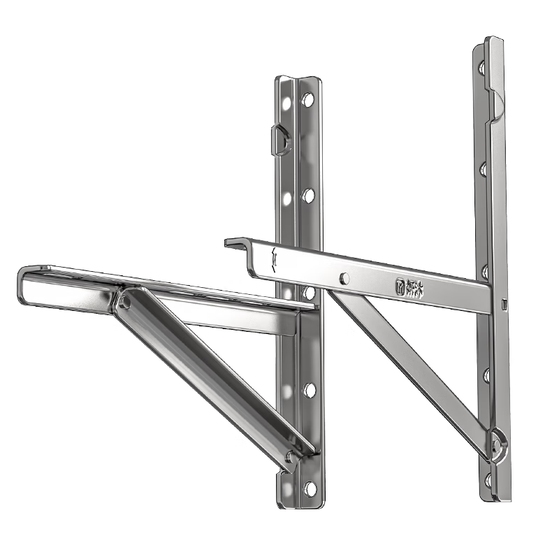 Dixin 304 stainless steel air conditioner outdoor unit bracket Midea Haier Gree universal thickened rack large 1.5 HP 2P3P rack 3P stainless steel thick 2.0mm with