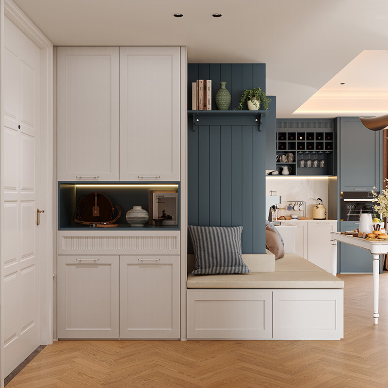 Oppein whole house custom wardrobe custom American bedroom wardrobe home new cloakroom overall furniture custom Philoli prepayment