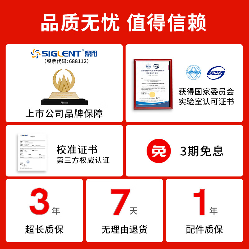 SIGLENT SHS1202X handheld oscilloscope 200MHz bandwidth 2 fully isolated channels 1G sampling rate