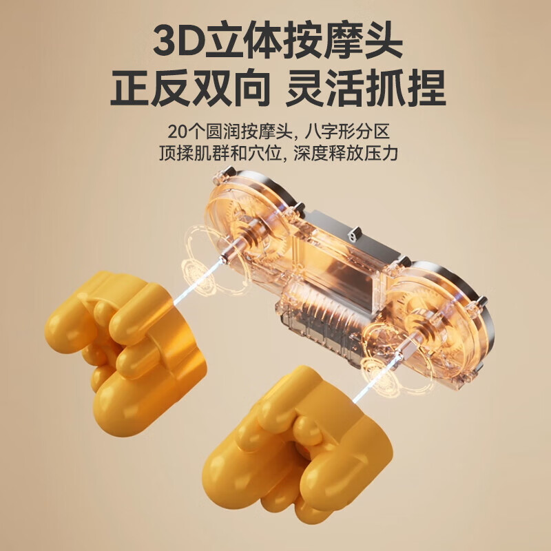 AUX Cervical and Lower Back Massager 4332 Plug-in Massage Pillow Massager Shoulder, Neck, and Low Back Pain Protector Sedentary Relief Magic Massage Cushion New Year's Day Gift