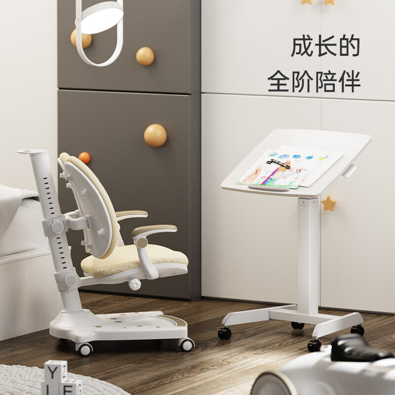 Brateck North Arc Bedside Table Pneumatic Lift Table Mobile Computer Table Desk Sofa Coffee Table Side Table Storage Rack K141 Upgraded Model丨Adjustable Table Board丨K151 White