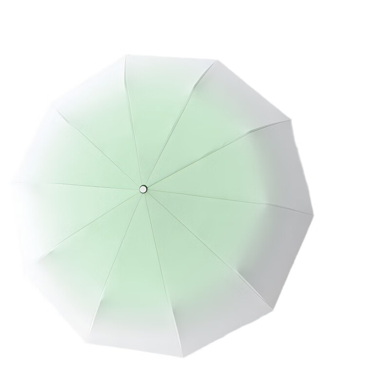 Xiaomi Home Ecological Chain Same Style Fully Automatic Umbrella Universal Rainy Sun Umbrella Larger Anti-UV Parasol Reinforced and Thickened <Gradient Blue-Vinyl Double Umbrella> 20 ribs diameter 1.05 meters