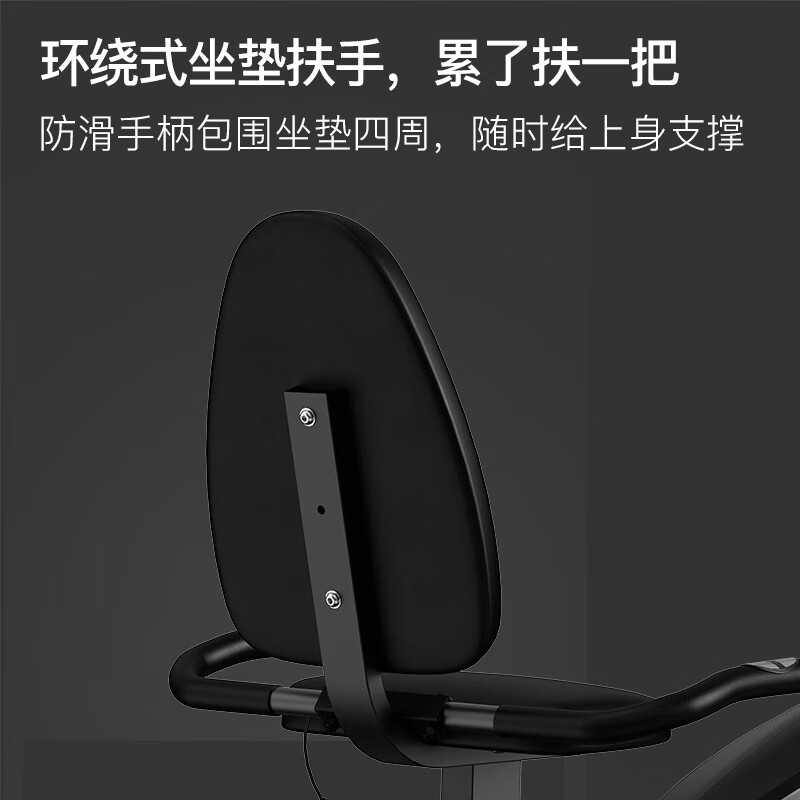 CRYSTAL Rehabilitation bicycle for the elderly, household magnetically controlled silent horizontal exercise bike, upper and lower limb rehabilitation training fitness equipment, luxury model/magnetic controlled rheostat/heart rate monitoring