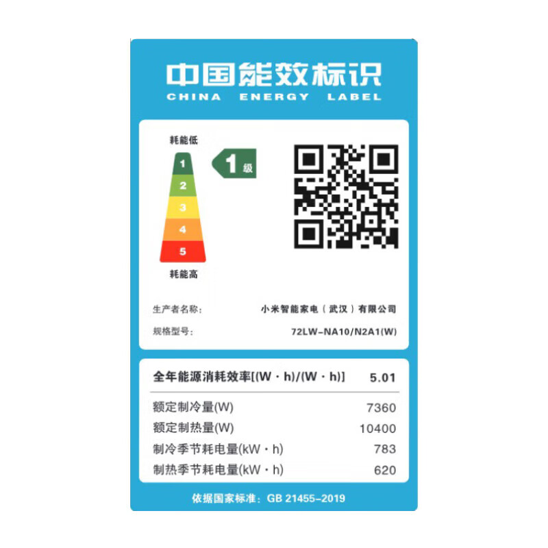 Xiaomi (MI) Giant Power Saving Pro Mijia Air Conditioning Set, Three Bedrooms and One Living Room, First Class Energy Efficiency, Frequency Converter Heating and Cooling, Intelligent Self-Cleaning, Wall-Mounted Cabinet Unit Combination, Purchase a Complete Set, Three Bedrooms and One Living Room, 1.5 HP Giant Power Saving Pro + 3 HP Pro Cabinet Units