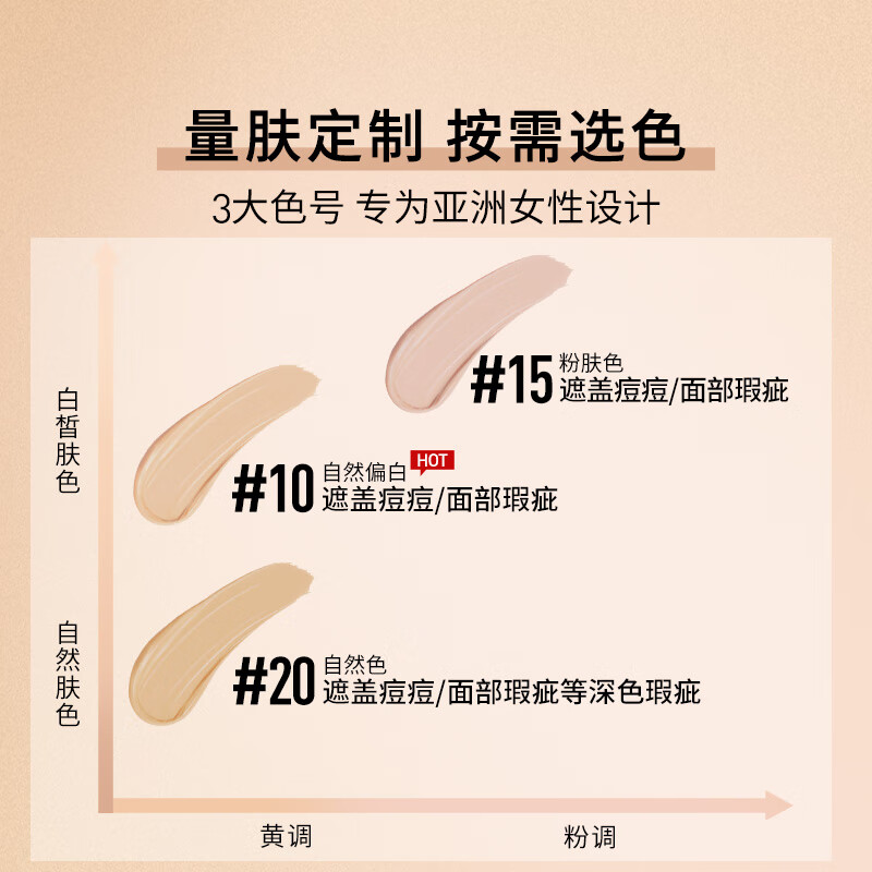 Maybelline fitme customized concealer to cover dark circles, contour and brighten, 10 natural whitening, New Year's gift for women