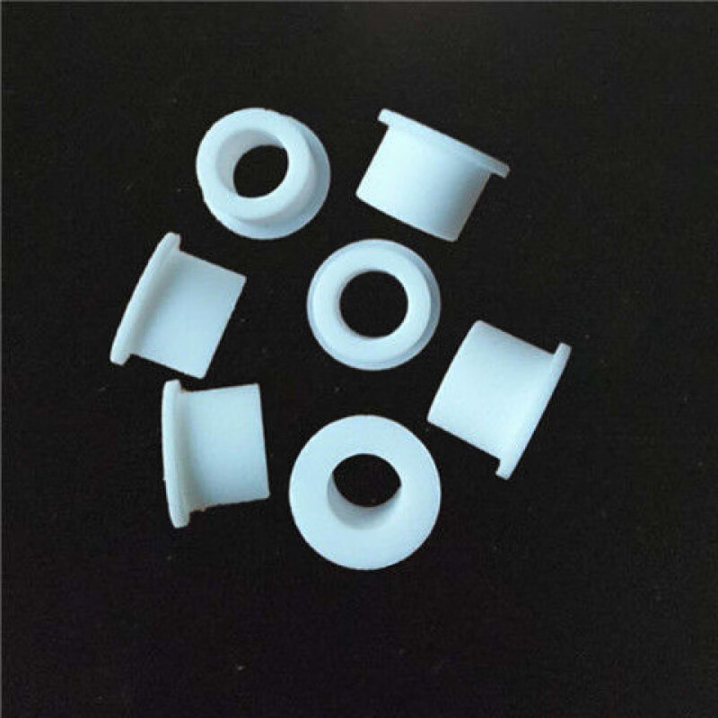 Meikejie PTFE polytetrafluoroethylene gasket insulating gasket high temperature resistant Teflon flange bushing PTFE Teflon bushing T23 inside 9 outside 13 high 9 sets 3 PTFE The price is 5 pieces