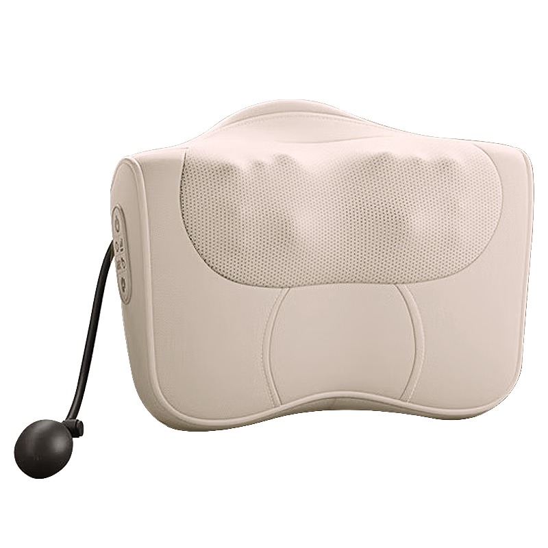 AUX Cervical and Lower Back Massager 4332 Plug-in Massage Pillow Massager Shoulder, Neck, and Low Back Pain Protector Sedentary Relief Magic Massage Cushion New Year's Day Gift